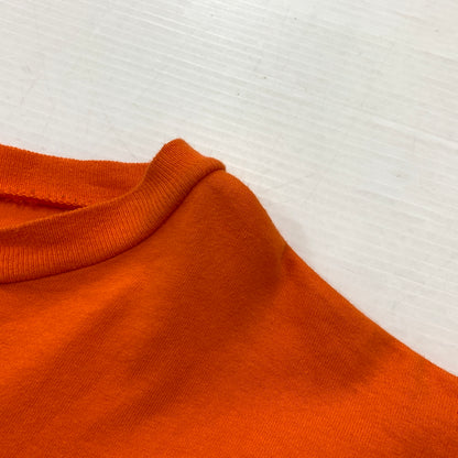 【中古品】【メンズ】 LIFEWEAR ライフウェア THE SHOEGAZER LOGO TEE シューゲイザー 刺しゅう ロゴ Tシャツ 長袖 トップス 145-260806-yo-05-tei サイズ：XL カラー：オレンジ 万代Net店