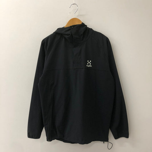 【中古品】【メンズ/レディース】 HAGLOFS ホグロフス SOFT SHELL ANORAK 010515 ソフトシェル アノラック ジャケット ライトアウター 144-250820-KS-08-tei サイズ：S カラー：BLACK 万代Net店