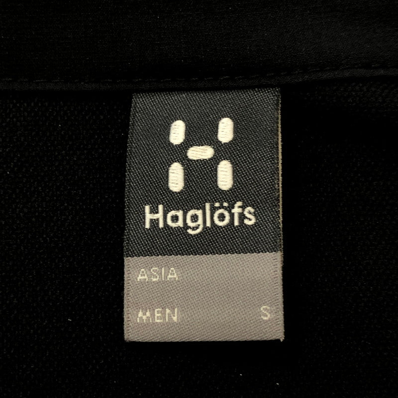 【中古品】【メンズ/レディース】 HAGLOFS ホグロフス SOFT SHELL ANORAK 010515 ソフトシェル アノラック ジャケット ライトアウター 144-250820-KS-08-tei サイズ：S カラー：BLACK 万代Net店