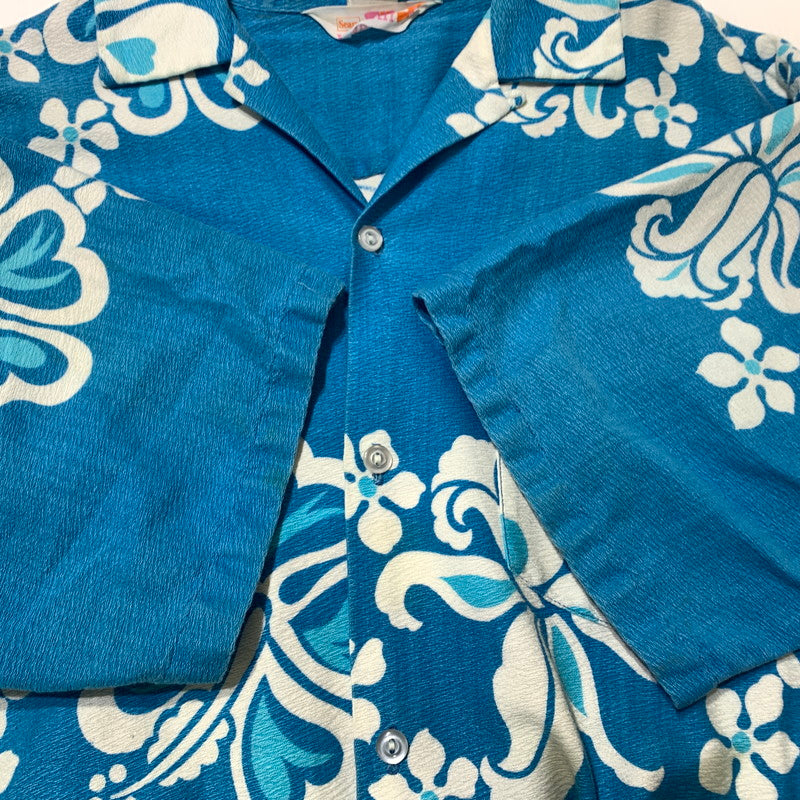 【中古品】【メンズ】 SEARS HAWAII シアーズ ハワイ 70's AOHA SHIRT VINTAGE 70年代 アロハシャツ 半袖 トップス ヴィンテージ 145-260703-yo-07-tei サイズ：表記なし カラー：ブルー 万代Net店