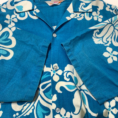【中古品】【メンズ】 SEARS HAWAII シアーズ ハワイ 70's AOHA SHIRT VINTAGE 70年代 アロハシャツ 半袖 トップス ヴィンテージ 145-260703-yo-07-tei サイズ：表記なし カラー：ブルー 万代Net店