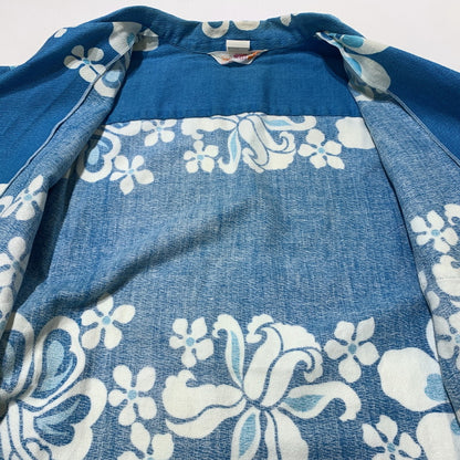 【中古品】【メンズ】 SEARS HAWAII シアーズ ハワイ 70's AOHA SHIRT VINTAGE 70年代 アロハシャツ 半袖 トップス ヴィンテージ 145-260703-yo-07-tei サイズ：表記なし カラー：ブルー 万代Net店