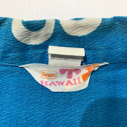 【中古品】【メンズ】 SEARS HAWAII シアーズ ハワイ 70's AOHA SHIRT VINTAGE 70年代 アロハシャツ 半袖 トップス ヴィンテージ 145-260703-yo-07-tei サイズ：表記なし カラー：ブルー 万代Net店