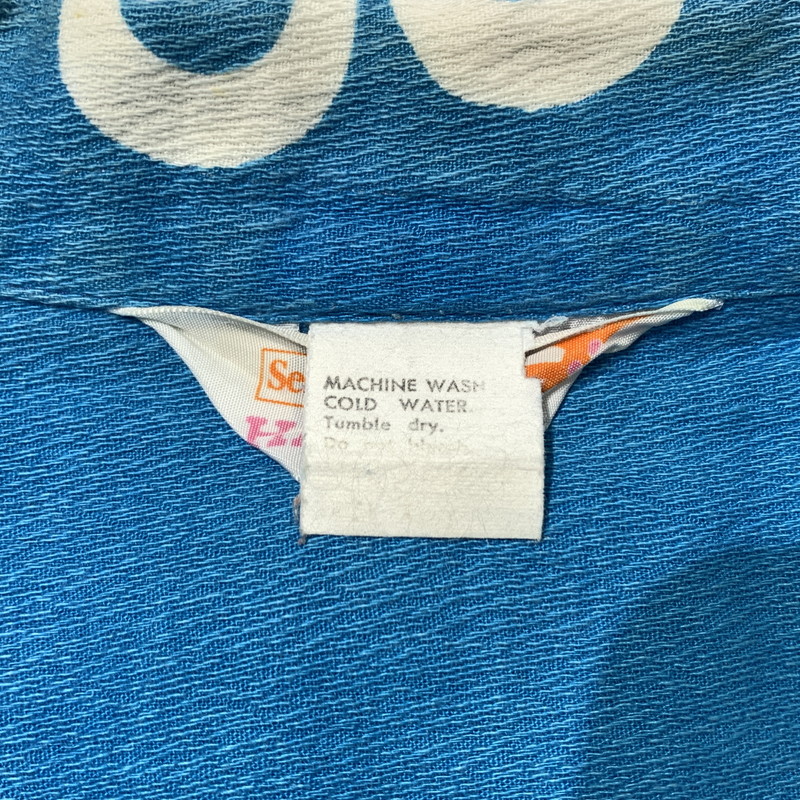 【中古品】【メンズ】 SEARS HAWAII シアーズ ハワイ 70's AOHA SHIRT VINTAGE 70年代 アロハシャツ 半袖 トップス ヴィンテージ 145-260703-yo-07-tei サイズ：表記なし カラー：ブルー 万代Net店