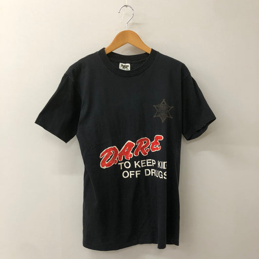 【現状渡し品】【メンズ】 TENNESSEEE RIVER テネシーリバー 90's D.A.R.E PRINT TEE 90年代 D.A.R.E プリント Tシャツ 半袖 トップス 145-250825-KS-28-tei サイズ：M カラー：ブラック 万代Net店