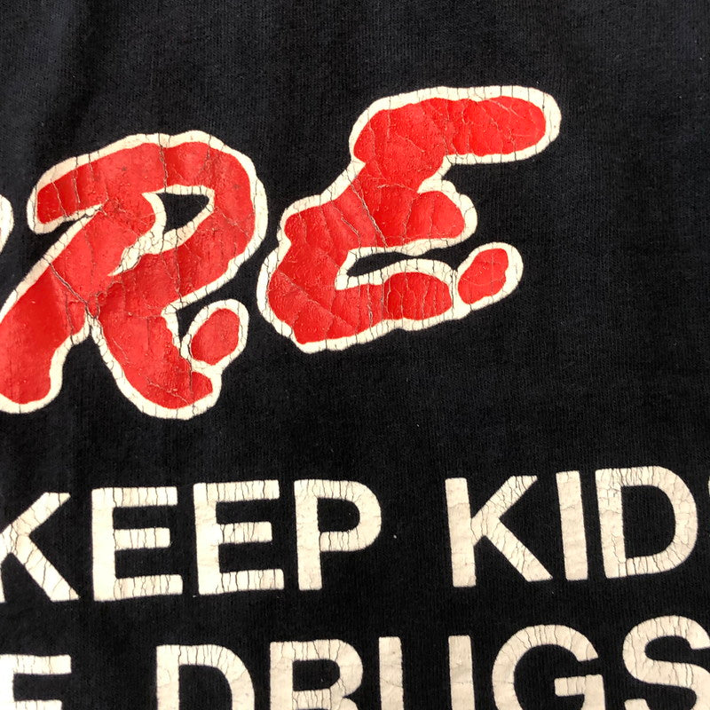 【現状渡し品】【メンズ】 TENNESSEEE RIVER テネシーリバー 90's D.A.R.E PRINT TEE 90年代 D.A.R.E プリント Tシャツ 半袖 トップス 145-250825-KS-28-tei サイズ：M カラー：ブラック 万代Net店