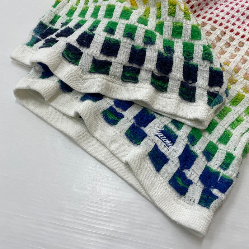 【中古品】【メンズ】 23SS GRADIENT GRID KNIT SHORT PANT グラデーション グリッド ニット ショートパンツ ボトムス ハーフパンツ 149-251225-ko-13-fuzh サイズ：L カラー：マルチ 万代Net店