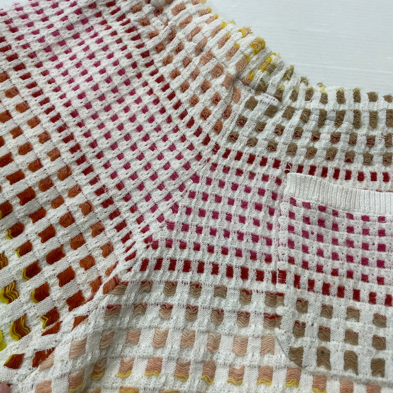 【中古品】【メンズ】 23SS GRADIENT GRID KNIT SHORT PANT グラデーション グリッド ニット ショートパンツ ボトムス ハーフパンツ 149-251225-ko-13-fuzh サイズ：L カラー：マルチ 万代Net店