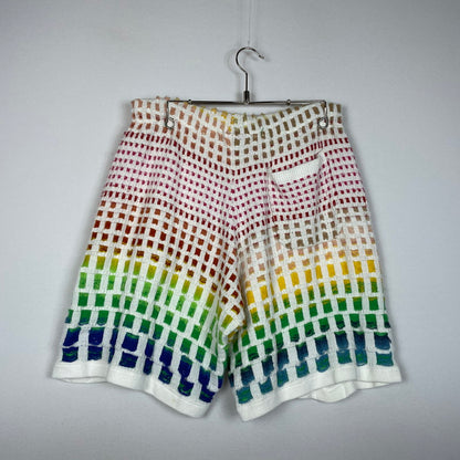 【中古品】【メンズ】 23SS GRADIENT GRID KNIT SHORT PANT グラデーション グリッド ニット ショートパンツ ボトムス ハーフパンツ 149-251225-ko-13-fuzh サイズ：L カラー：マルチ 万代Net店