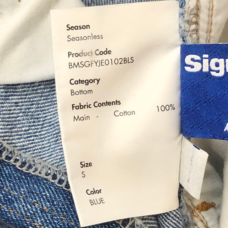 【現状渡し品】【メンズ】 ADERERROR アンダーエラー SV TAG JEANS BMSGFYJE102BLS シルバータグ ジーンズ ボトムス デニムパンツ 152-250823-yo-26-tei サイズ：S カラー：ブルー 万代Net店