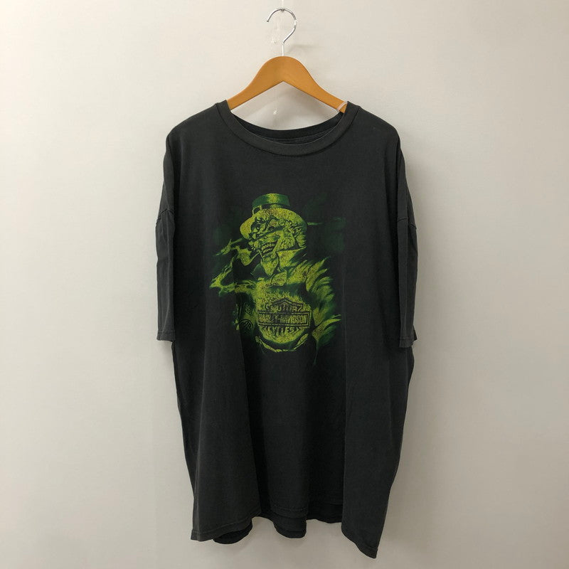 【現状渡し品】【メンズ】 HARLEY DAVIDSON ハーレーダビッドソン 00’s HARLEY HEAVEN SKULL TEE S/S 2000年代 ハーレーヘヴンスカルTシャツ ショートスリーブ トップス 半袖 145-250824-ts-20-tei サイズ：サイズ不明 カラー：ブラック 万代Net店