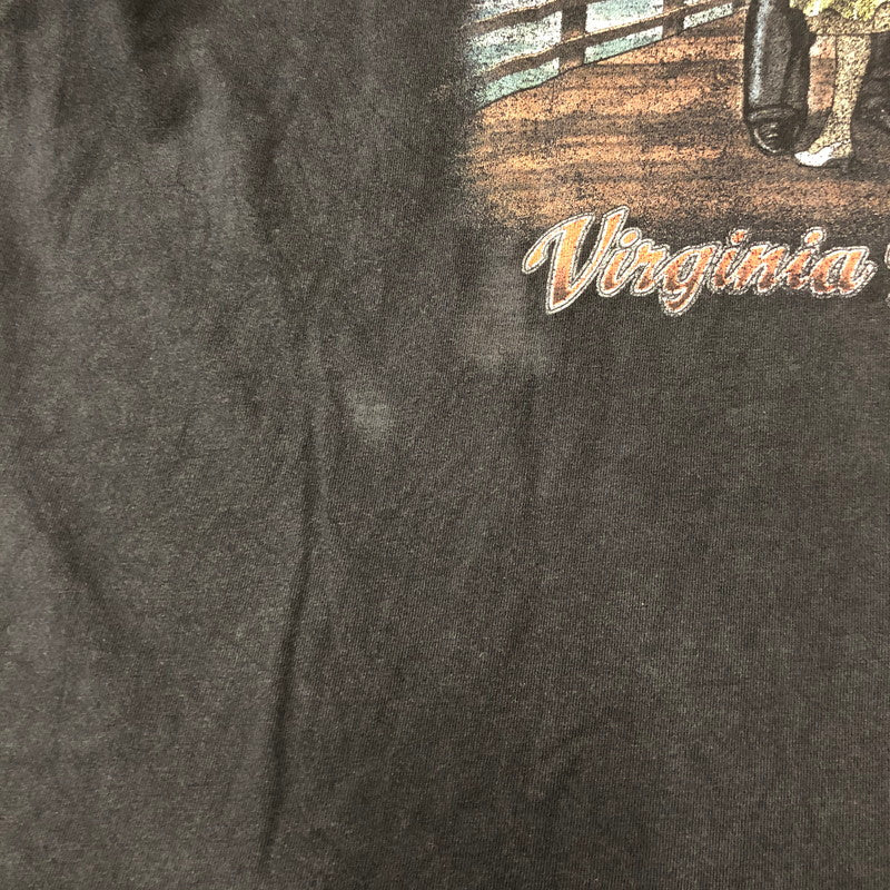 【現状渡し品】【メンズ】 HARLEY DAVIDSON ハーレーダビッドソン 00’s HARLEY HEAVEN SKULL TEE S/S 2000年代 ハーレーヘヴンスカルTシャツ ショートスリーブ トップス 半袖 145-250824-ts-20-tei サイズ：サイズ不明 カラー：ブラック 万代Net店