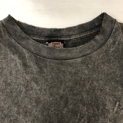 【現状渡し品】【メンズ】 HARLEY DAVIDSON ハーレーダビッドソン DENVER COLORADO TEE S/S MADE IN USA デンバーコロラド Tシャツ ショートスリーブ トップス 半袖 USA製 145-250824-ts-19-tei サイズ：XL カラー：ブラック 万代Net店