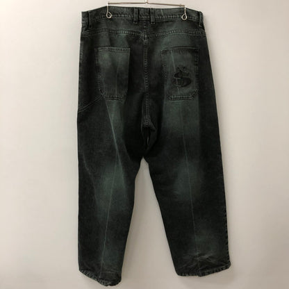 【現状渡し品】【メンズ】 YARDSALE ヤードセール BLEACHED PHANTASY JEANS ブリーチ ファンタシー ジーンズ ボトムス デニムパンツ 153-250823-yo-29-tei サイズ：XL カラー：エメラルド 万代Net店