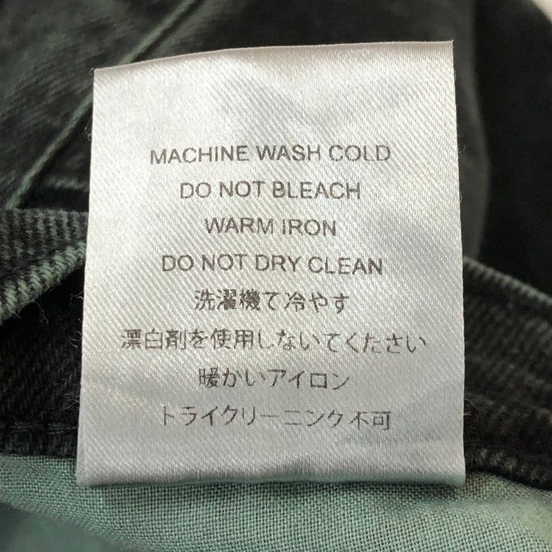 【現状渡し品】【メンズ】 YARDSALE ヤードセール BLEACHED PHANTASY JEANS ブリーチ ファンタシー ジーンズ ボトムス デニムパンツ 153-250823-yo-29-tei サイズ：XL カラー：エメラルド 万代Net店