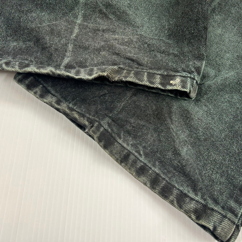 【現状渡し品】【メンズ】 YARDSALE ヤードセール BLEACHED PHANTASY JEANS ブリーチ ファンタシー ジーンズ ボトムス デニムパンツ 153-250823-yo-29-tei サイズ：XL カラー：エメラルド 万代Net店