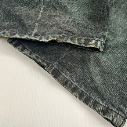 【現状渡し品】【メンズ】 YARDSALE ヤードセール BLEACHED PHANTASY JEANS ブリーチ ファンタシー ジーンズ ボトムス デニムパンツ 153-250823-yo-29-tei サイズ：XL カラー：エメラルド 万代Net店