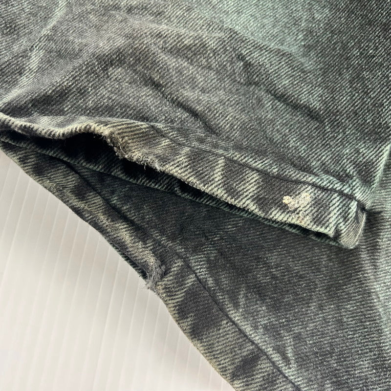 【現状渡し品】【メンズ】 YARDSALE ヤードセール BLEACHED PHANTASY JEANS ブリーチ ファンタシー ジーンズ ボトムス デニムパンツ 153-250823-yo-29-tei サイズ：XL カラー：エメラルド 万代Net店