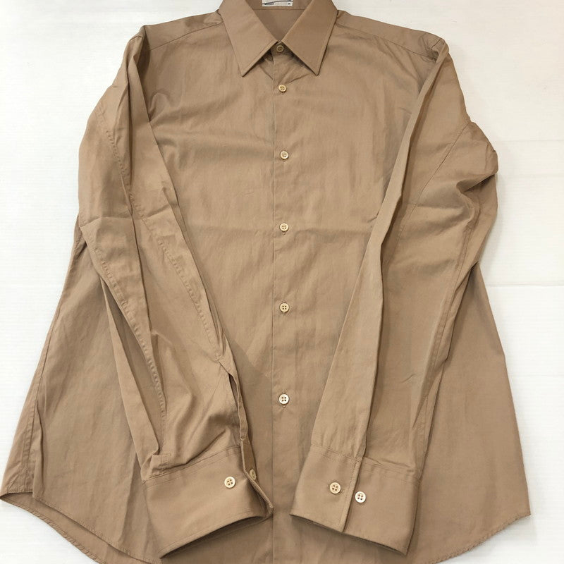 【中古品】【メンズ】 LAD MUSICIAN ラッドミュージシャン L/S COTTON SHIRT 2211-103 ロングスリーブ コットンシャツ 長袖 トップス 140-250829-KS-01-tei サイズ：46 カラー：ベージュ 万代Net店