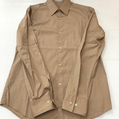 【中古品】【メンズ】 LAD MUSICIAN ラッドミュージシャン L/S COTTON SHIRT 2211-103 ロングスリーブ コットンシャツ 長袖 トップス 140-250829-KS-01-tei サイズ：46 カラー：ベージュ 万代Net店
