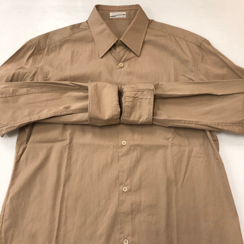 【中古品】【メンズ】 LAD MUSICIAN ラッドミュージシャン L/S COTTON SHIRT 2211-103 ロングスリーブ コットンシャツ 長袖 トップス 140-250829-KS-01-tei サイズ：46 カラー：ベージュ 万代Net店