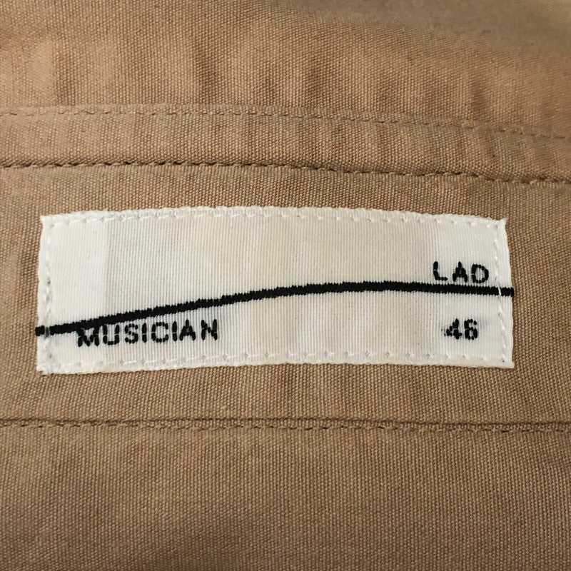 【中古品】【メンズ】 LAD MUSICIAN ラッドミュージシャン L/S COTTON SHIRT 2211-103 ロングスリーブ コットンシャツ 長袖 トップス 140-250829-KS-01-tei サイズ：46 カラー：ベージュ 万代Net店