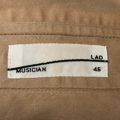 【中古品】【メンズ】 LAD MUSICIAN ラッドミュージシャン L/S COTTON SHIRT 2211-103 ロングスリーブ コットンシャツ 長袖 トップス 140-250829-KS-01-tei サイズ：46 カラー：ベージュ 万代Net店