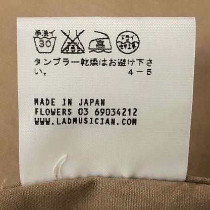 【中古品】【メンズ】 LAD MUSICIAN ラッドミュージシャン L/S COTTON SHIRT 2211-103 ロングスリーブ コットンシャツ 長袖 トップス 140-250829-KS-01-tei サイズ：46 カラー：ベージュ 万代Net店