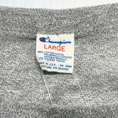 【現状渡し品】【メンズ】 CHAMPION チャンピオン 80S ピッツバーグ・スティーラーズ トリコタグ ヴィンテージ Tシャツ 145-260818-nm-75-tei サイズ：L カラー：グレー 万代Net店
