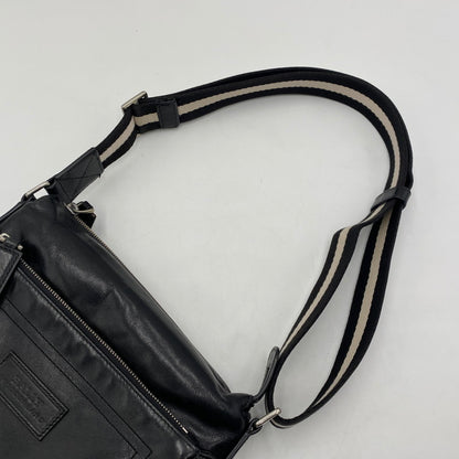 【中古品】【メンズ】 BALLY バリー TUSTON-SM SHOULDER BAG LEATHER タストン エスエム ショルダーバッグ レザー カバン 本革 188-250902-ts-05-tei カラー：ブラック 万代Net店