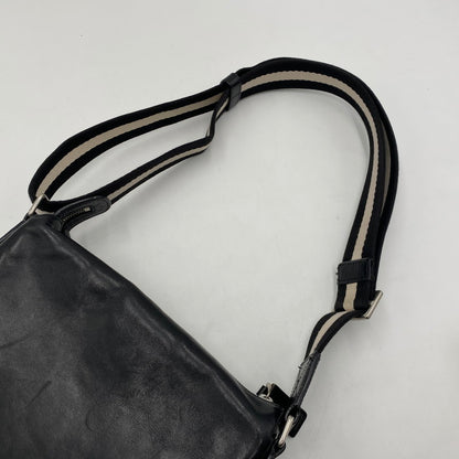 【中古品】【メンズ】 BALLY バリー TUSTON-SM SHOULDER BAG LEATHER タストン エスエム ショルダーバッグ レザー カバン 本革 188-250902-ts-05-tei カラー：ブラック 万代Net店