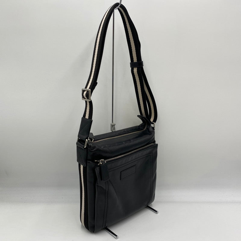 【中古品】【メンズ】 BALLY バリー TUSTON-SM SHOULDER BAG LEATHER タストン エスエム ショルダーバッグ レザー カバン 本革 188-250902-ts-05-tei カラー：ブラック 万代Net店