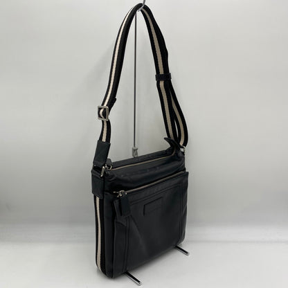 【中古品】【メンズ】 BALLY バリー TUSTON-SM SHOULDER BAG LEATHER タストン エスエム ショルダーバッグ レザー カバン 本革 188-250902-ts-05-tei カラー：ブラック 万代Net店