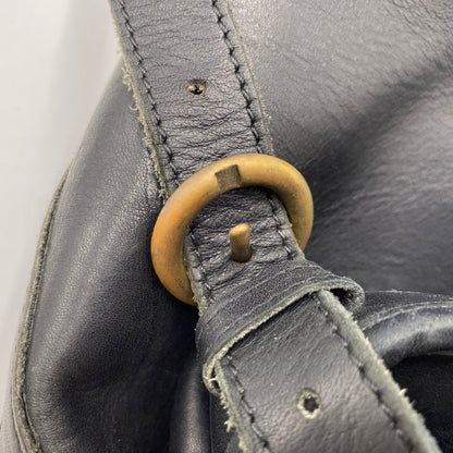 【現状渡し品】【メンズ/レディース】 Timberland ティンバーランド LEATHER BACKPACK MADE IN USA レザーリュック カバン バッグパック USA製 188-250902-ts-04-tei カラー：ブラック 万代Net店