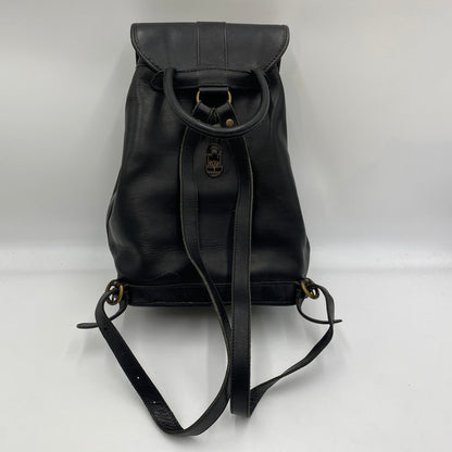 【現状渡し品】【メンズ/レディース】 Timberland ティンバーランド LEATHER BACKPACK MADE IN USA レザーリュック カバン バッグパック USA製 188-250902-ts-04-tei カラー：ブラック 万代Net店