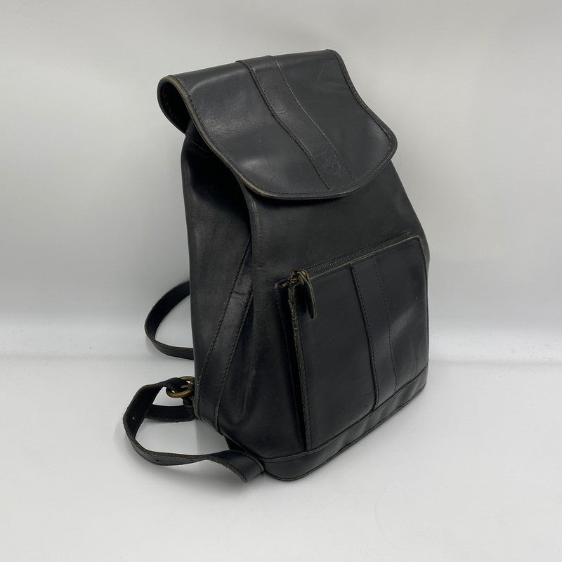 【現状渡し品】【メンズ/レディース】 Timberland ティンバーランド LEATHER BACKPACK MADE IN USA レザーリュック カバン バッグパック USA製 188-250902-ts-04-tei カラー：ブラック 万代Net店
