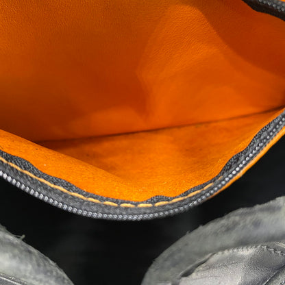 【現状渡し品】【メンズ/レディース】 Timberland ティンバーランド LEATHER BACKPACK MADE IN USA レザーリュック カバン バッグパック USA製 188-250902-ts-04-tei カラー：ブラック 万代Net店