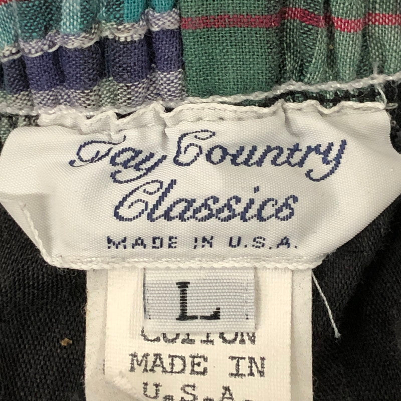 【中古品】【メンズ】 BAY COUNTRY CLASSICS ベイカントリークラシック 90's CHECK PANTS 90年代 チェックパンツ ボトムス 156-250912-yo-31-tei サイズ：L カラー：マルチ 万代Net店