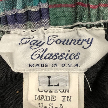 【中古品】【メンズ】 BAY COUNTRY CLASSICS ベイカントリークラシック 90's CHECK PANTS 90年代 チェックパンツ ボトムス 156-250912-yo-31-tei サイズ：L カラー：マルチ 万代Net店