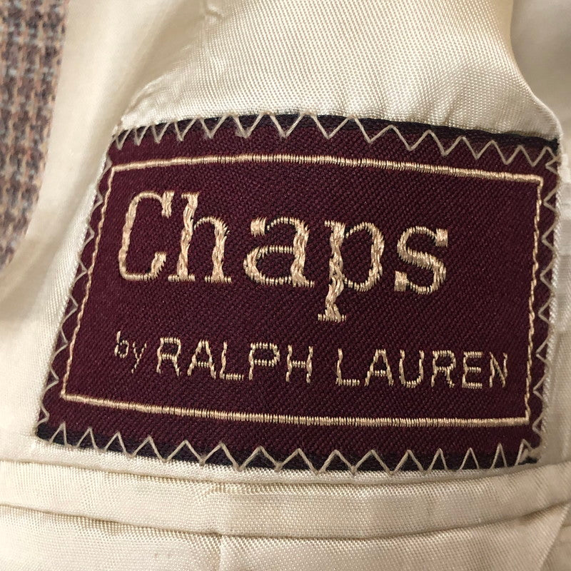 【中古品】【メンズ】 CHAPS RALPHLAUREN チャップス ラルフローレン WOOL JACKET ウール ジャケット アウター テーラードジャケット 147-250915-ts-10-tei サイズ：サイズ不明 カラー：ベージュ 万代Net店