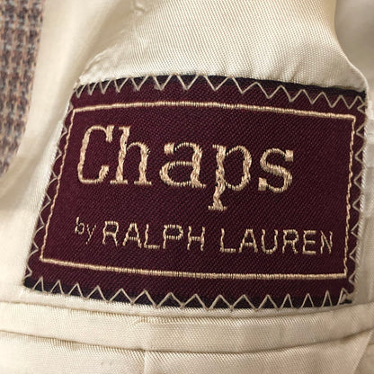【中古品】【メンズ】 CHAPS RALPHLAUREN チャップス ラルフローレン WOOL JACKET ウール ジャケット アウター テーラードジャケット 147-250915-ts-10-tei サイズ：サイズ不明 カラー：ベージュ 万代Net店