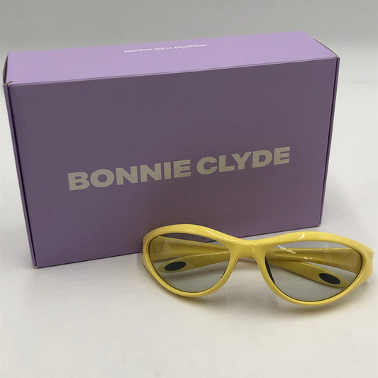 【中古品】【メンズ/レディース】 BONNIE CLYDE ボニークライド ANGEL エンジェル サングラス アイウェア アクセサリー 203-251115-yy-03-tei サイズ：64 19 124 カラー：イエロー 万代Net店