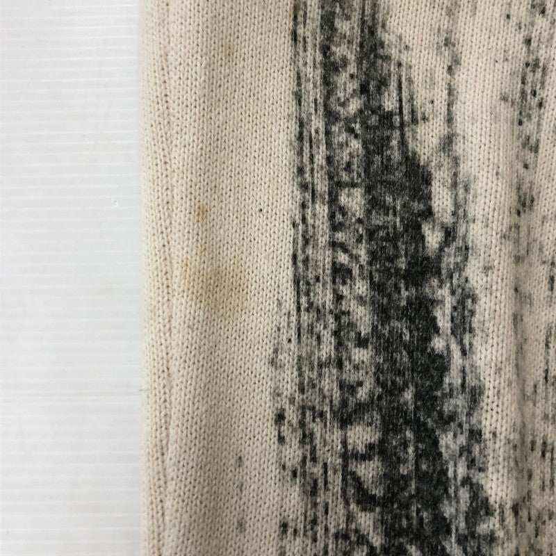【中古品】【メンズ】 YOKE ヨーク 22SS PRINTED COTTON KNIT LOUNGE PANTS YK22SS0349S プリンテッド コットン ニット ラウンジパンツ ボトムス 151-250824-ts-32-tei サイズ：2 カラー：ホワイト 万代Net店