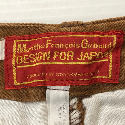 【中古品】【メンズ】 MARITHE + FRANCOIS GIRBAUD マリテフランソワジルボー 80’s STRAIGHT CHINO PANT VINTAGE 80年代 ストレート チノパンツ ボトムス ヴィンテージ 156-250825-KS-32-tei サイズ：38 カラー：ブラウン 万代Net店