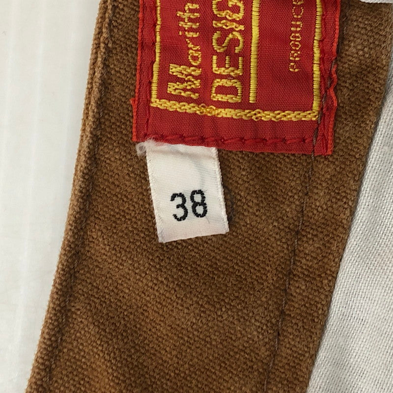 【中古品】【メンズ】 MARITHE + FRANCOIS GIRBAUD マリテフランソワジルボー 80’s STRAIGHT CHINO PANT VINTAGE 80年代 ストレート チノパンツ ボトムス ヴィンテージ 156-250825-KS-32-tei サイズ：38 カラー：ブラウン 万代Net店