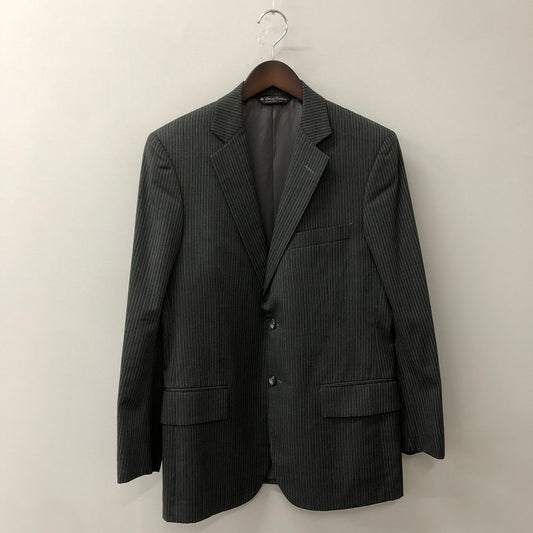 【中古品】【メンズ】 Brooks Brothers ブルックスブラザーズ SUMMER WOOL STRIPED JACKET 19-01-680203-54 サマーウール ストライプ ジャケット ライトアウター テーラードジャケット 145-250910-KS-16-tei サイズ：38 カラー：グレー 万代Net店