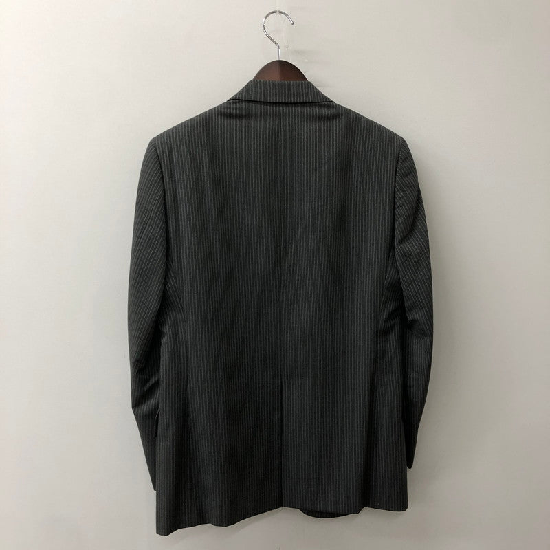【中古品】【メンズ】 Brooks Brothers ブルックスブラザーズ SUMMER WOOL STRIPED JACKET 19-01-680203-54 サマーウール ストライプ ジャケット ライトアウター テーラードジャケット 145-250910-KS-16-tei サイズ：38 カラー：グレー 万代Net店
