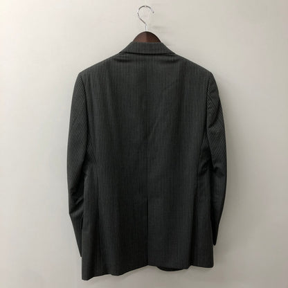 【中古品】【メンズ】 Brooks Brothers ブルックスブラザーズ SUMMER WOOL STRIPED JACKET 19-01-680203-54 サマーウール ストライプ ジャケット ライトアウター テーラードジャケット 145-250910-KS-16-tei サイズ：38 カラー：グレー 万代Net店