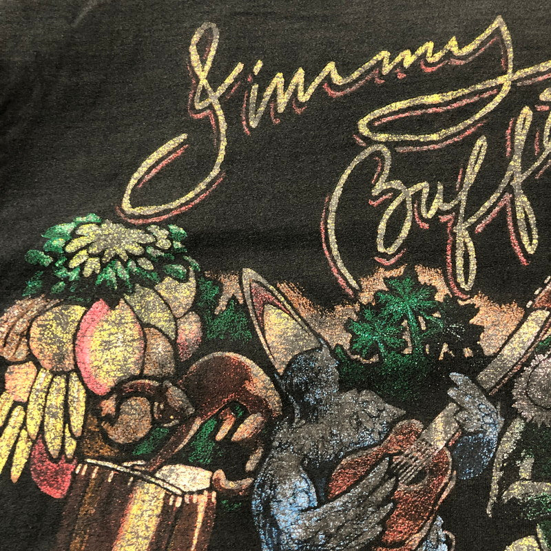 【中古品】【メンズ】 GIANT ジャイアント 90's JIMMY BUFFETT BAND TEE 90年代 ジミーバフェット バンド Tシャツ 半袖 トップス anvilボディ USA製 145-250825-KS-19-fuzh サイズ：L カラー：ブラック 万代Net店