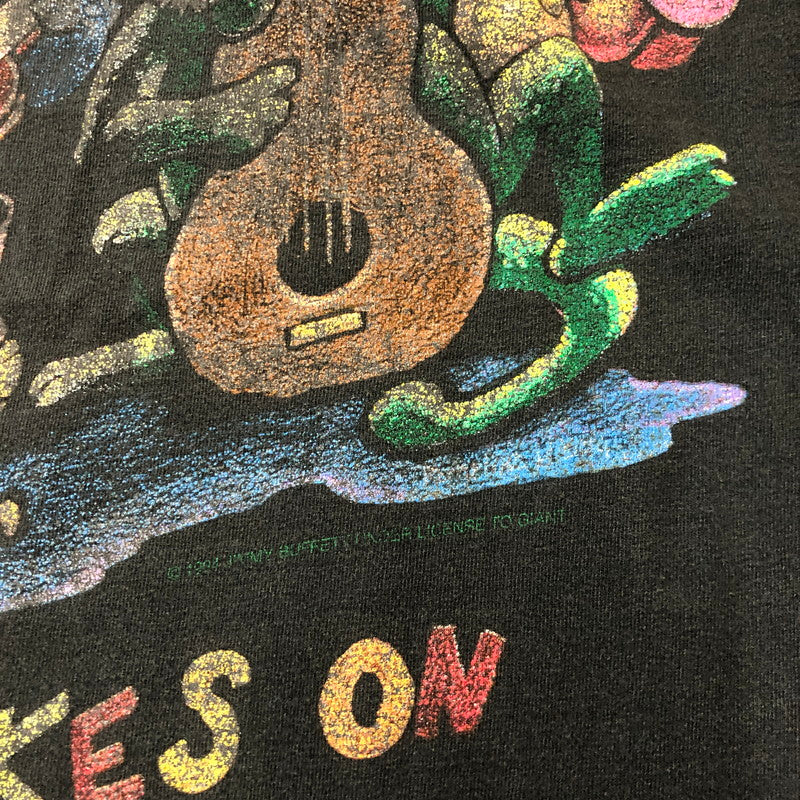 【中古品】【メンズ】 GIANT ジャイアント 90's JIMMY BUFFETT BAND TEE 90年代 ジミーバフェット バンド Tシャツ 半袖 トップス anvilボディ USA製 145-250825-KS-19-fuzh サイズ：L カラー：ブラック 万代Net店